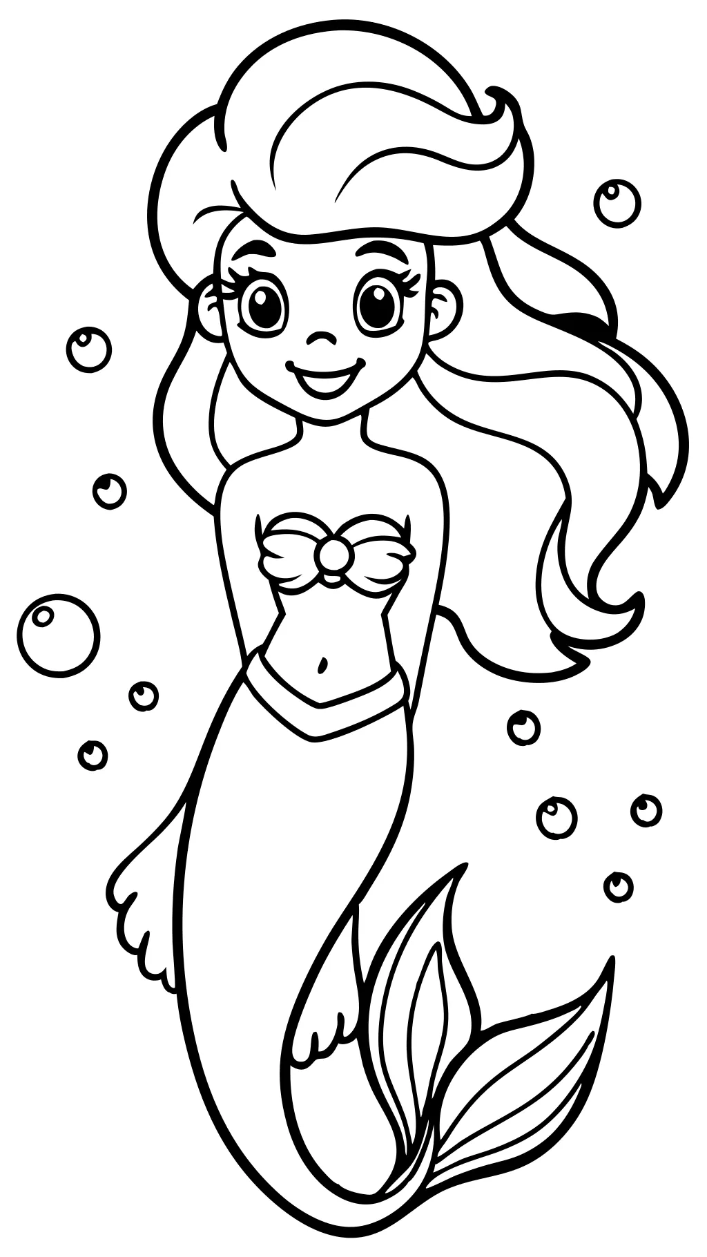 Páginas para colorear de Ariel Disney Princess